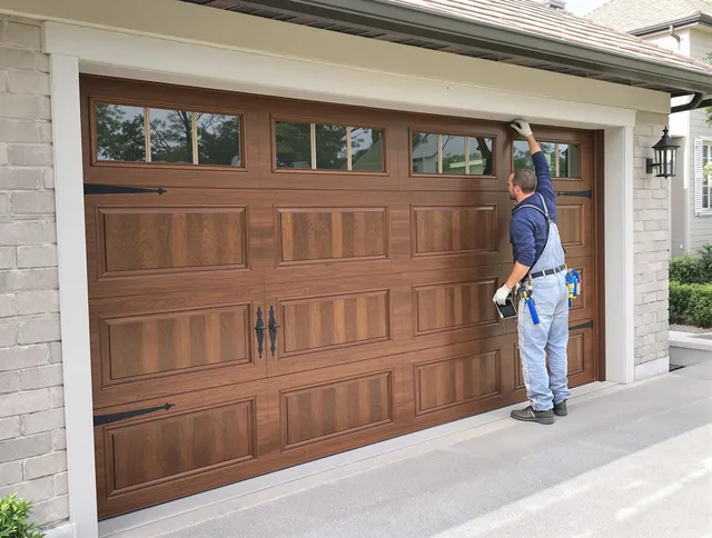 Custom garage door showcase by South Whittier Garage Door Repair in South Whittier