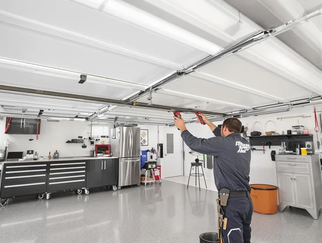 Overhead garage door repair service by South Whittier Garage Door Repair in South Whittier