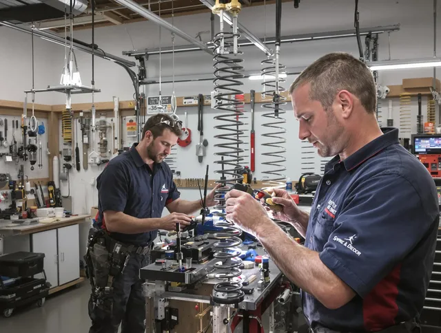 Garage door spring repair service by South Whittier Garage Door Repair in South Whittier